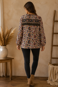 Folk Vine Top (Sample KU-793)