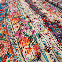 Garden Tapestry Maxi Dress, close view of the floral print