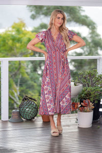 Gidja S/Sleeve Wrap Dress