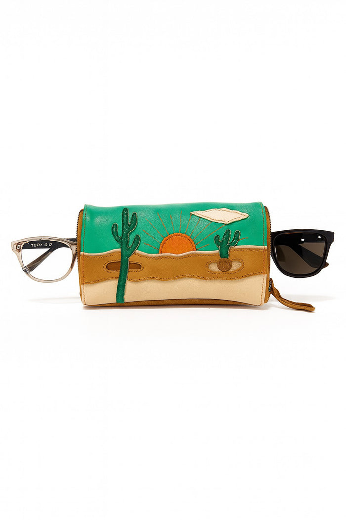 Eye Glass/ Sunnies Case - 2 in 1! Palm or Cactus