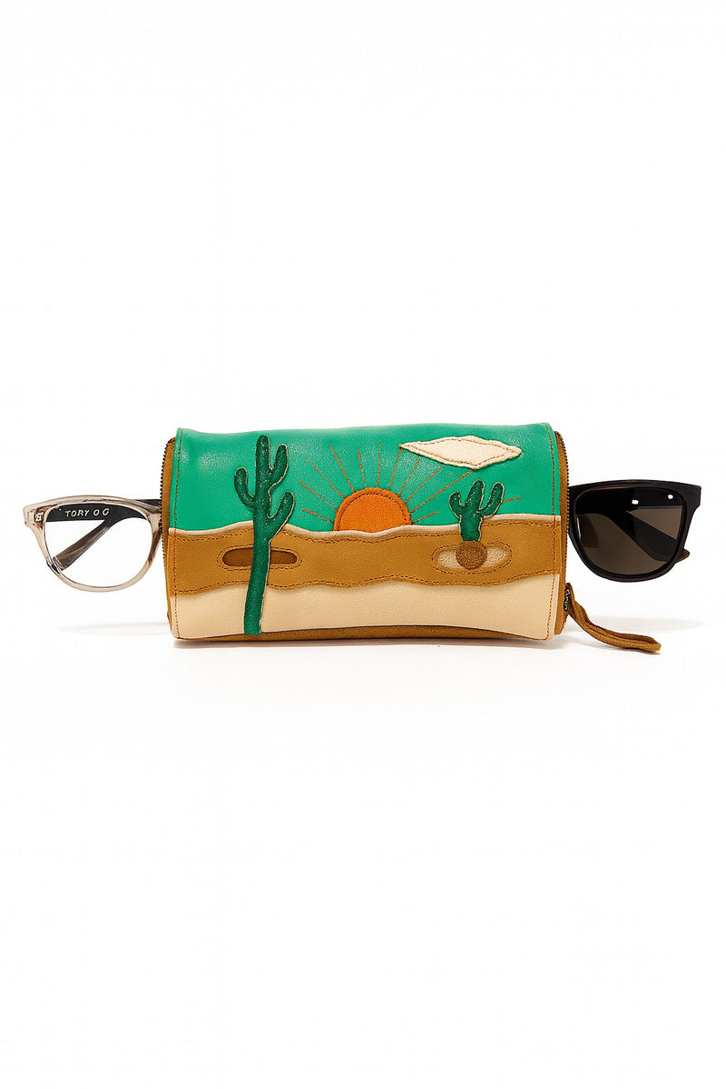 Eye Glass/ Sunnies Case - 2 in 1! Palm or Cactus