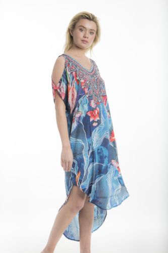 Hibiscus Print Dress