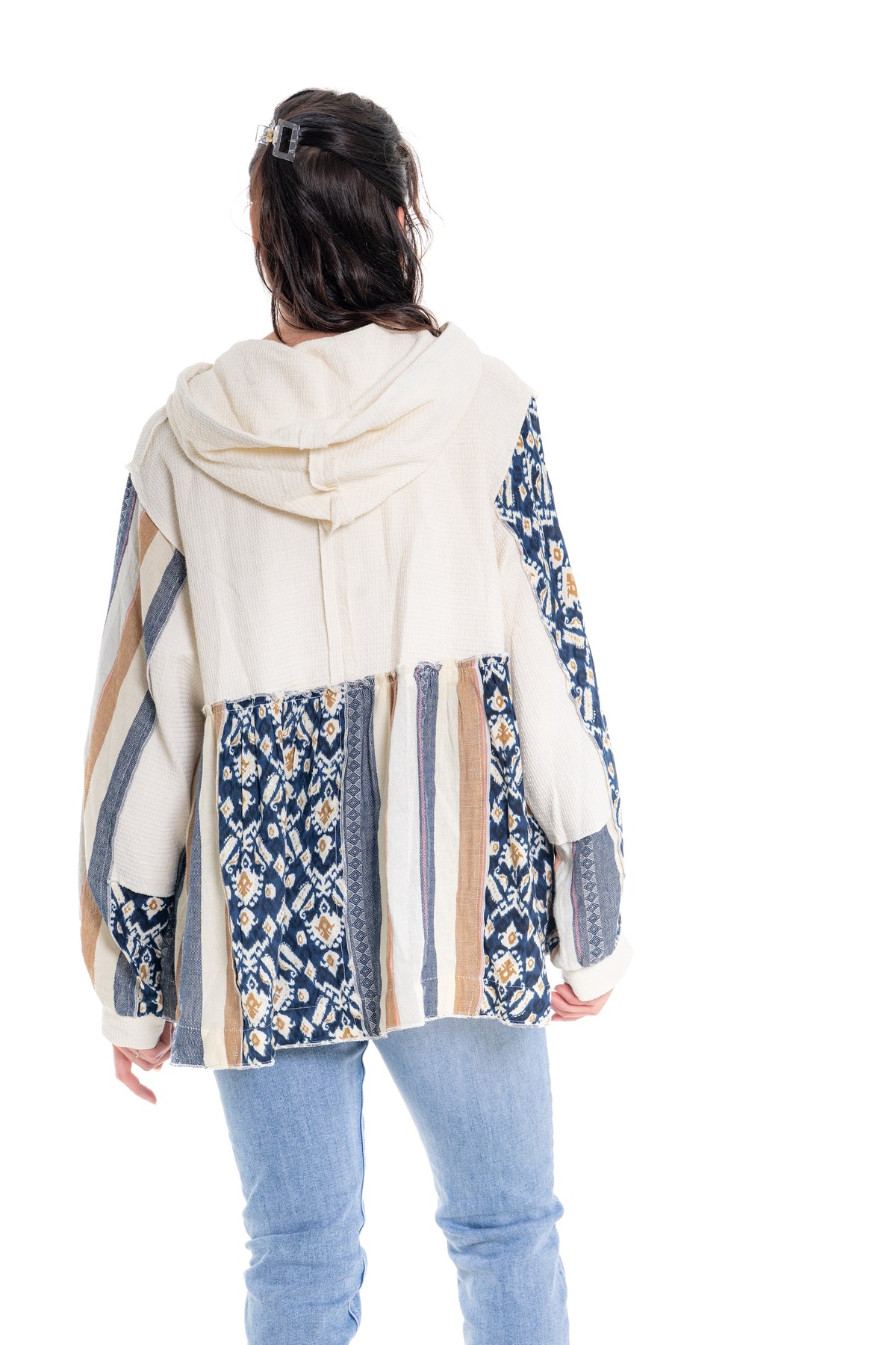Jacket Hooded Patchwork | Blue CD-139 (agent samples - Size S/M)