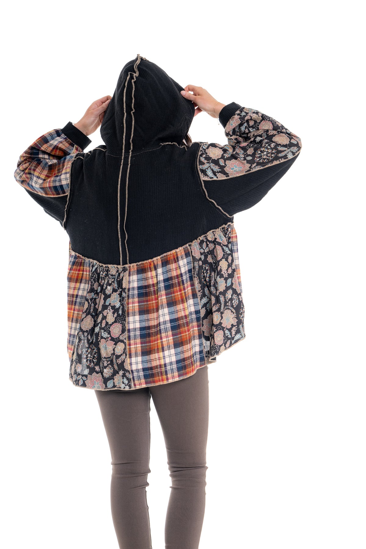 Jacket Hooded Patchwork | Rust CD-139 (agent samples - Size S/M)