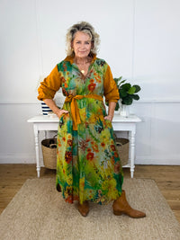 Hanae Button Dress