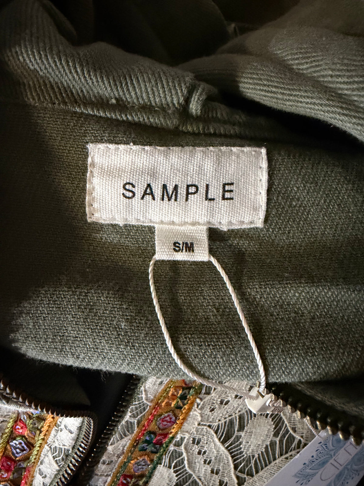 Jacket Hooded Patchwork - Green | CD-135 (agent samples / Size S/M only)