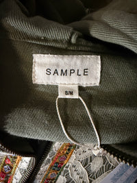 Jacket Hooded Patchwork - Green | CD-135 (agent samples / Size S/M only)