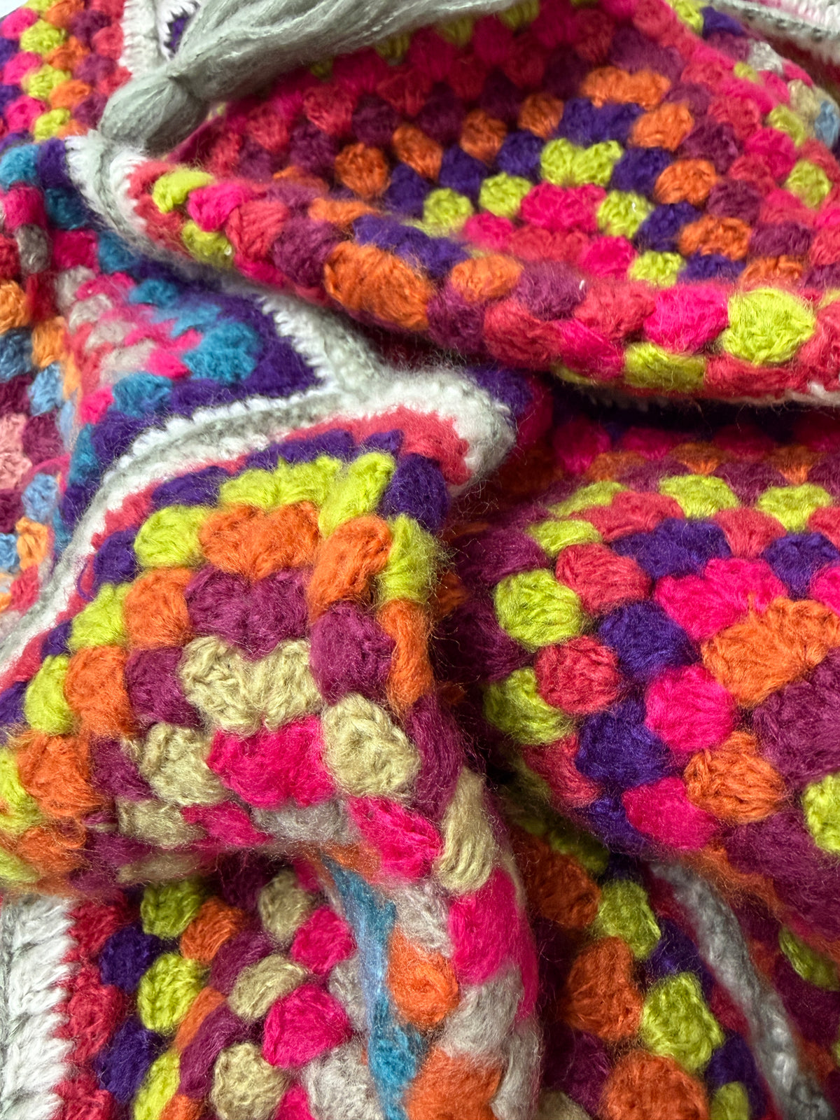 Mosaic Wonderland Crochet Poncho