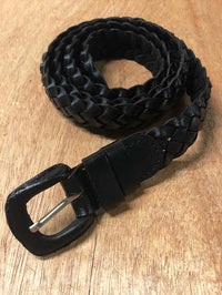 Leather Braided Belt