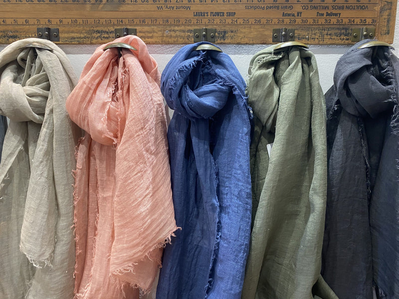 Linen scarves