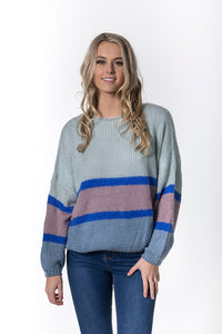 Blue Mohair Jumper