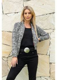 Damask Reversible Bomber