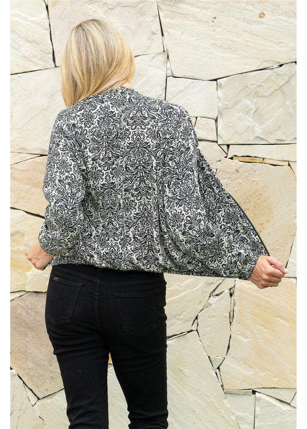 Damask Reversible Bomber