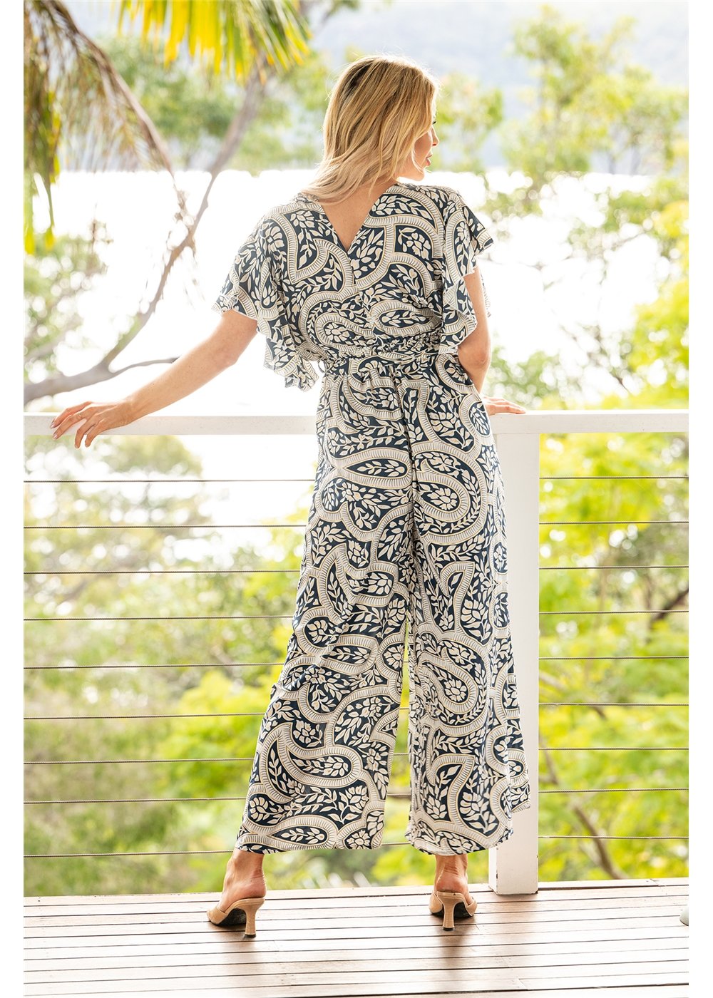 Leura Frill Sleeve Jumpsuit
