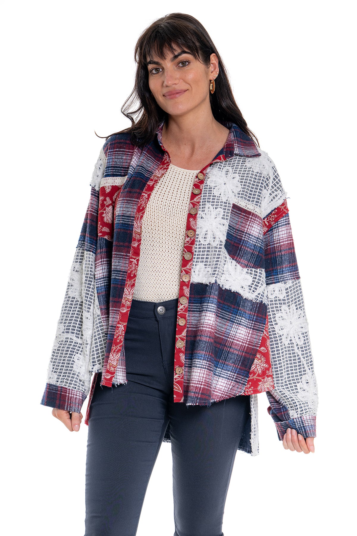 CJ Jacket Shirt | Blue CD-131 (agent samples - Size S/M)