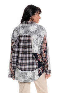CJ Jacket Shirt | Choc CD-131 (agent samples - Size S/M)