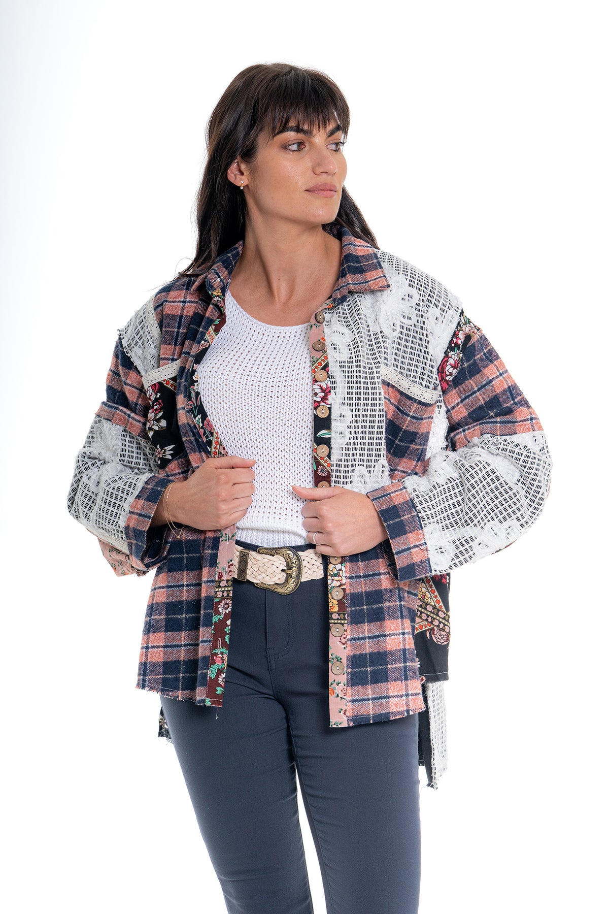 CJ Jacket Shirt | Pink CD-131 (agent samples - Size S/M)