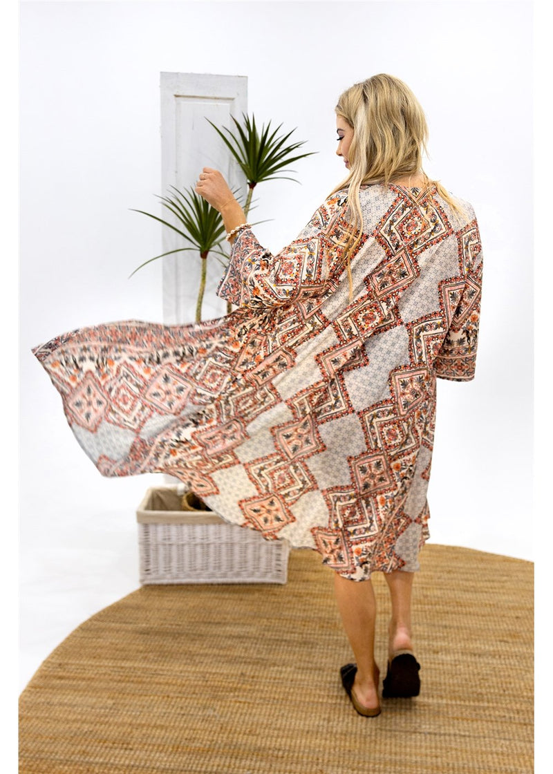 Keola Mid Length Kimono