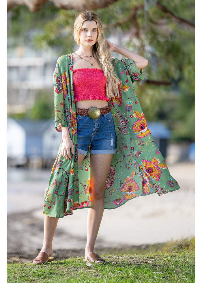 Posey Mid length Kimono