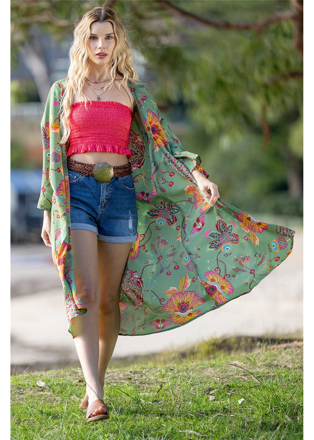 Posey Mid length Kimono