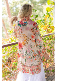 Rouge Bloom Kimono