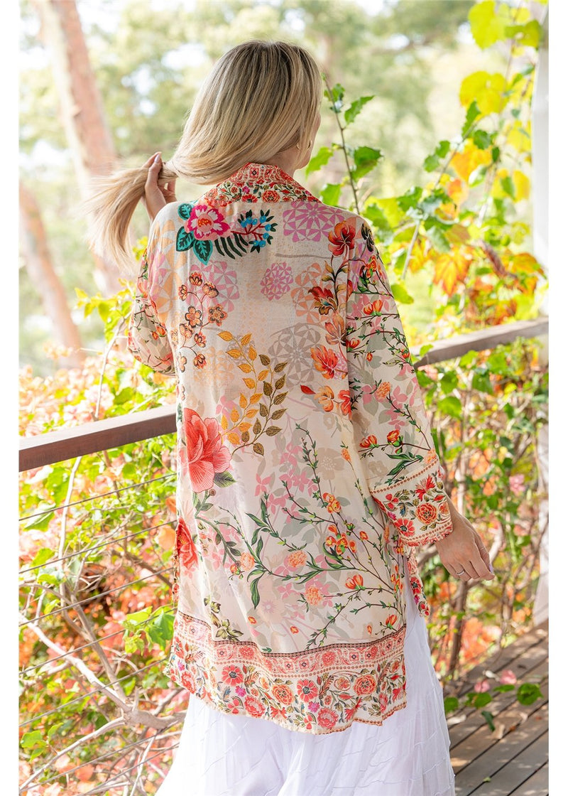 Rouge Bloom Kimono