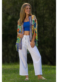 Folksy Cape, a kimono, view 6
