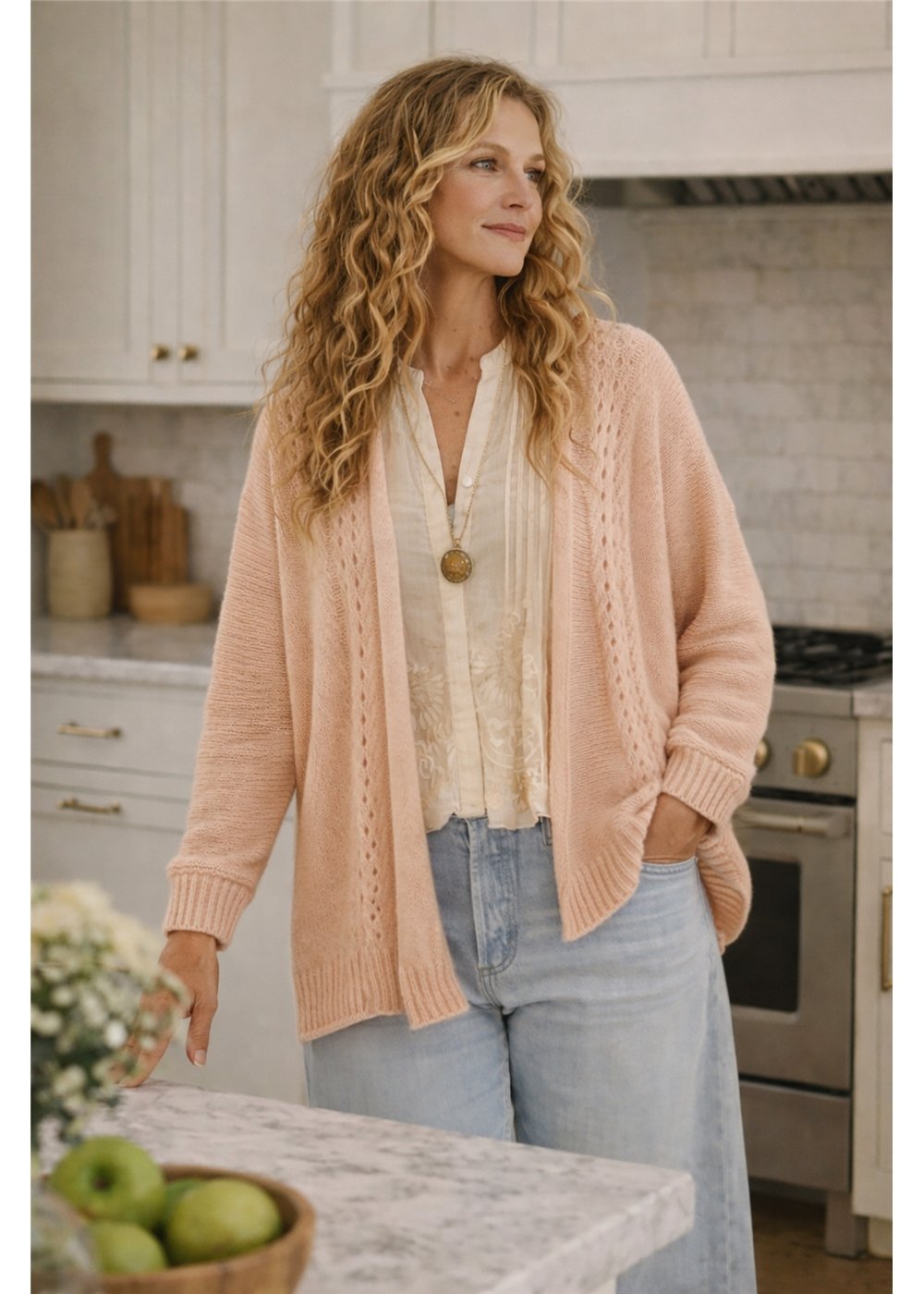 Rose Lush Cardi - Rose