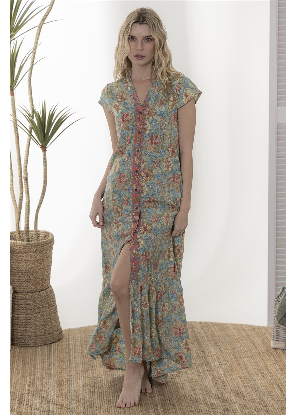 Vea Long Shirt Dress – Cienna Designs