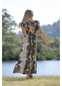 Amirah Open Back Maxi Dress