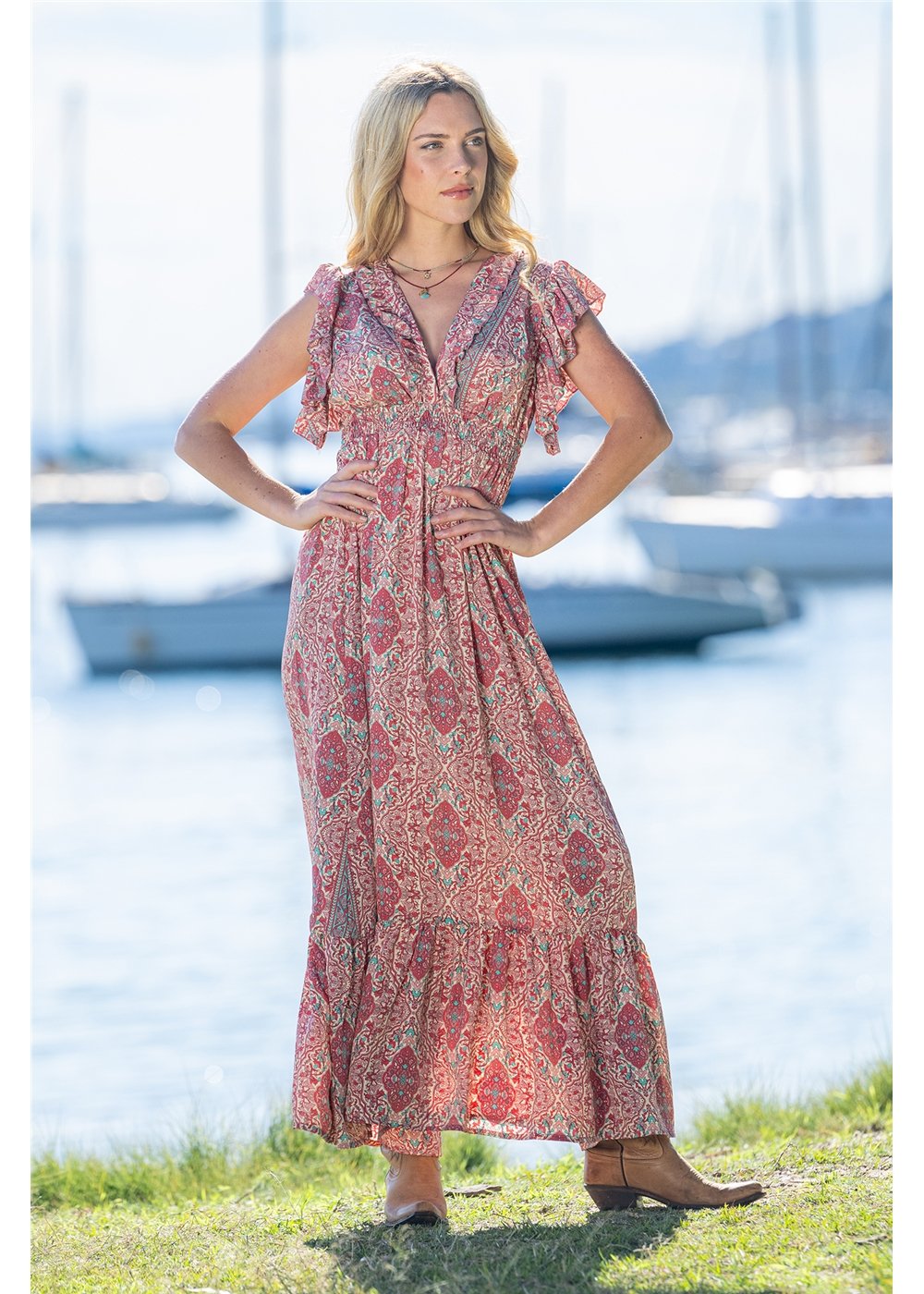 Binda Open Back Maxi