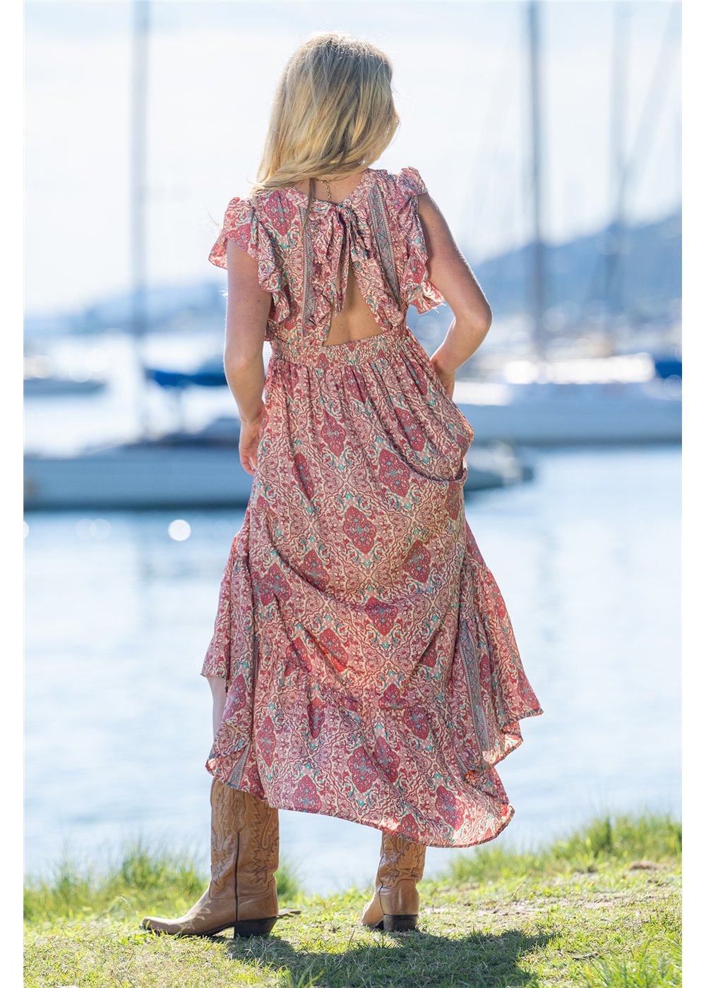 Binda Open Back Maxi