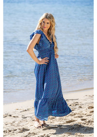 Pirrin Open Back Maxi Dress, view 3