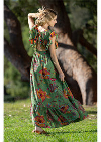 Posey Open back maxi dress