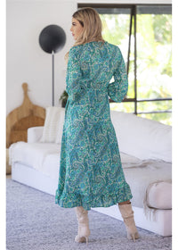 Beatrix Long Sleeve Wrap Dress