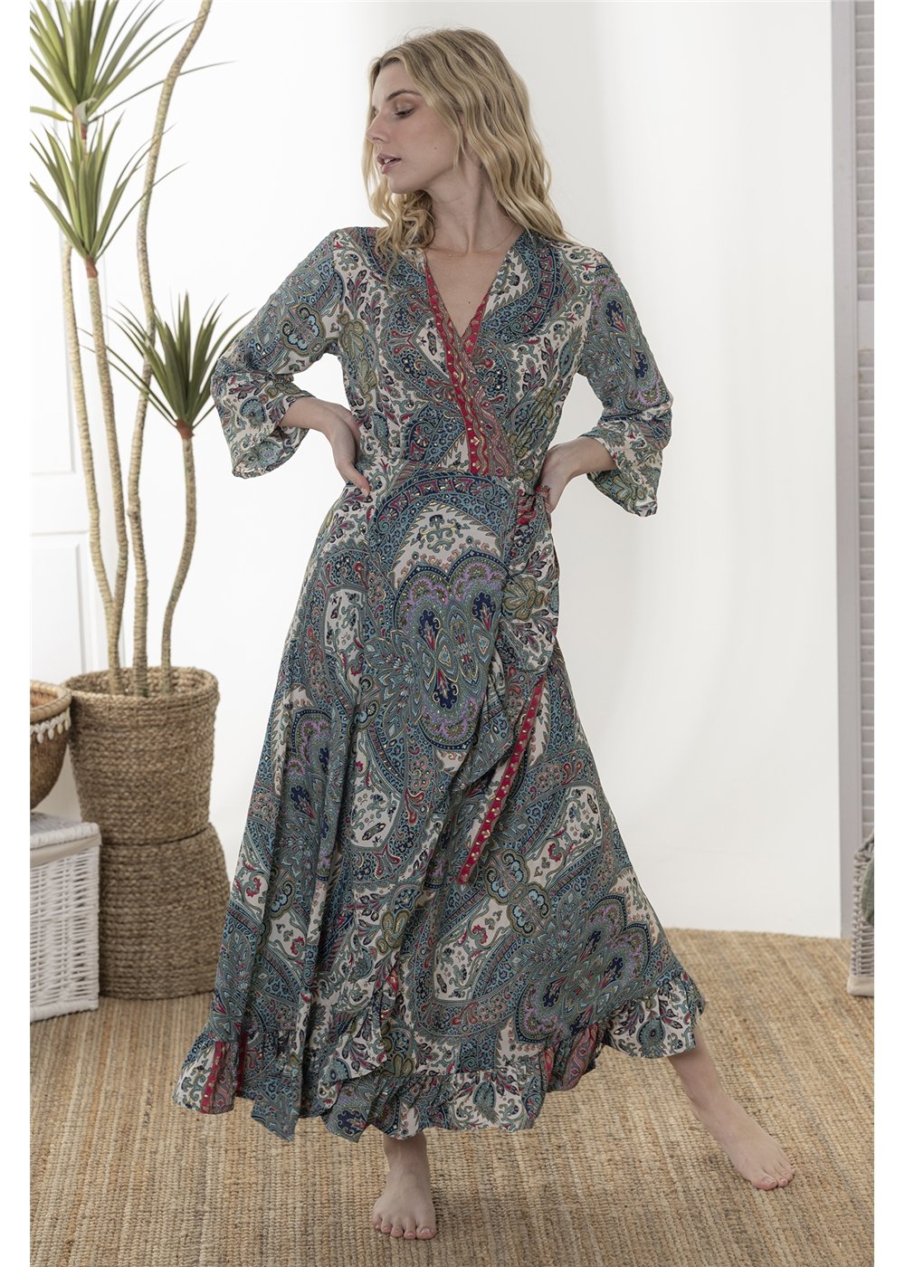 Calypso Wrap Dress