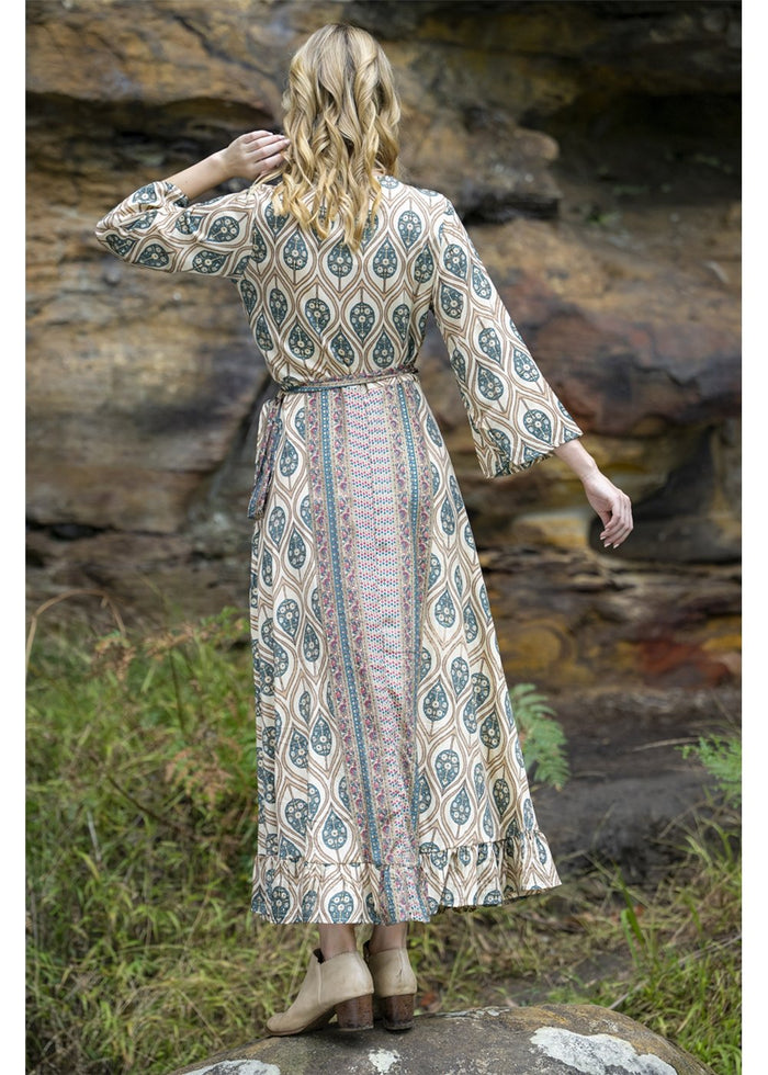 Pearl Wrap Dress