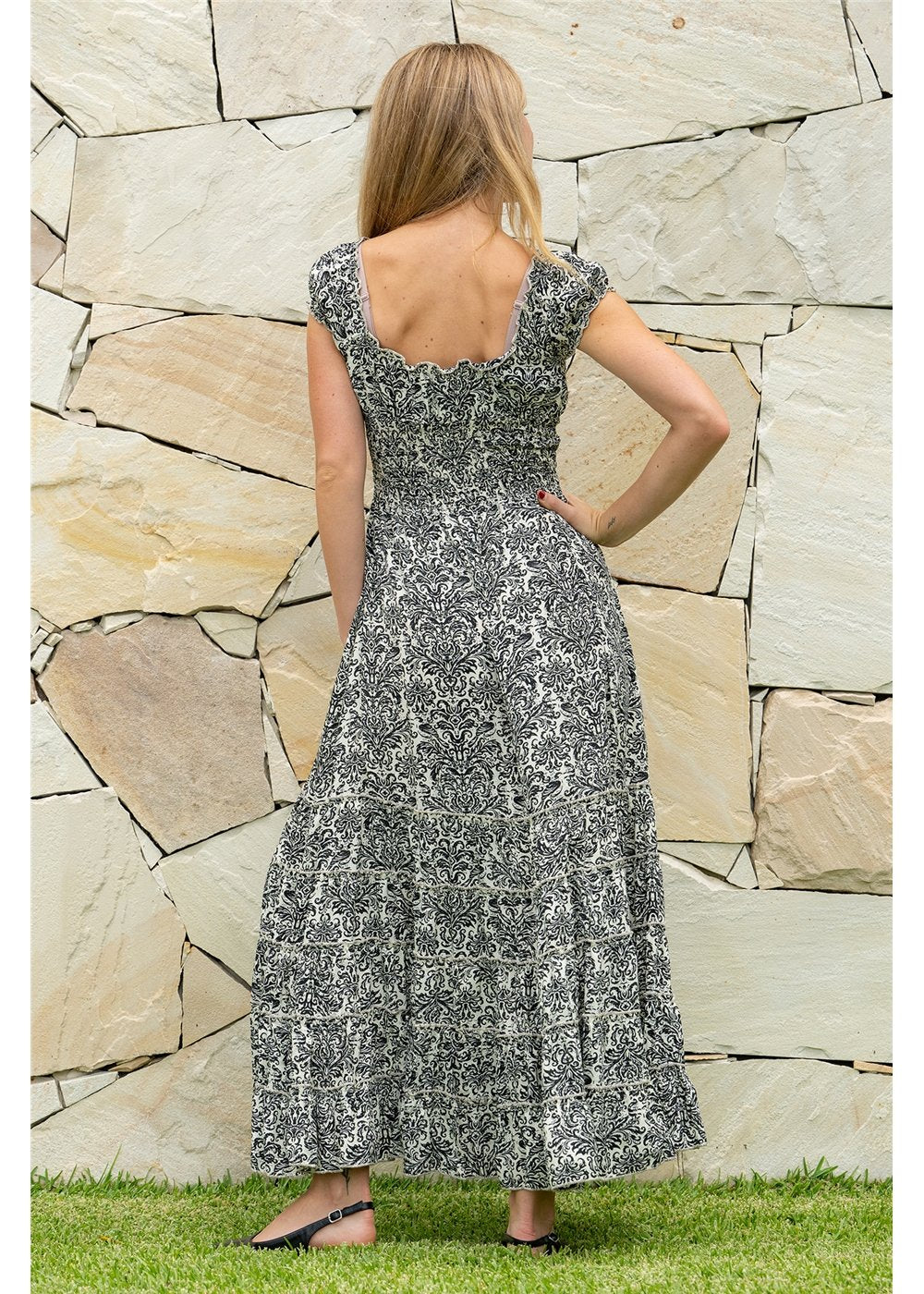 Damask Rosa Dress