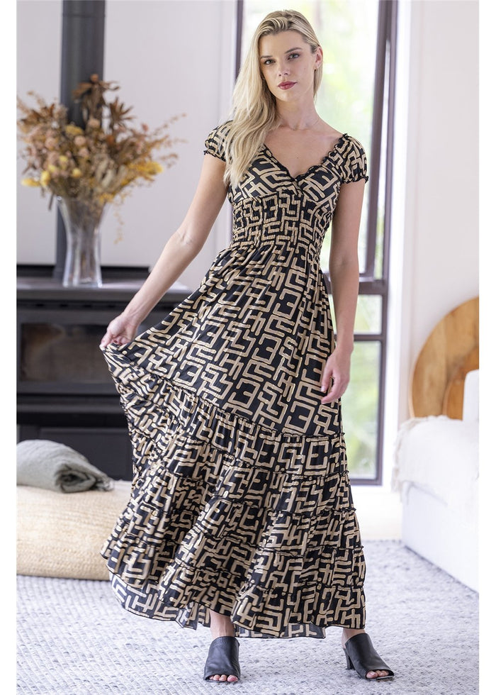 Geo Rosa Dress