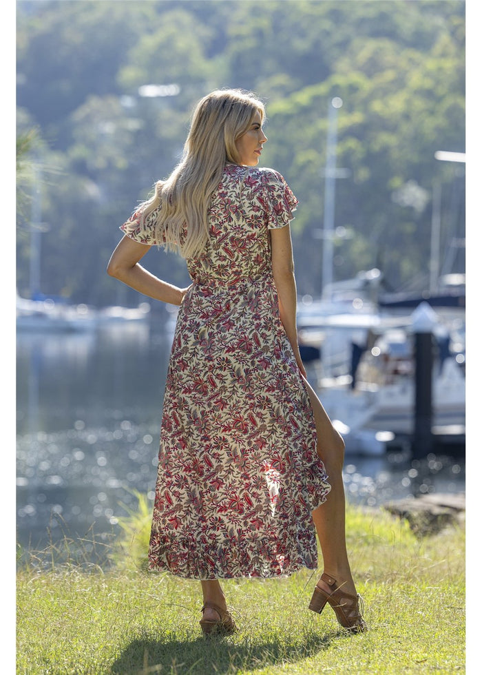 Shula S/Sleeve Wrap Dress, view 2