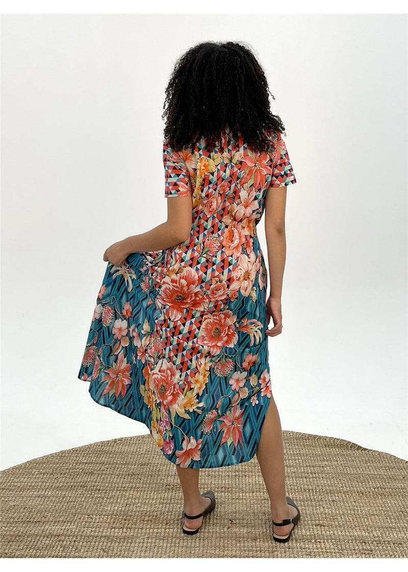 Floral Diamond Bloom Dress