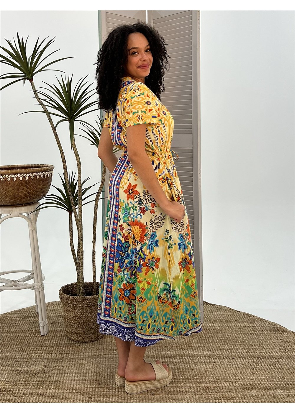 Folksy Bloom Dress, view 3