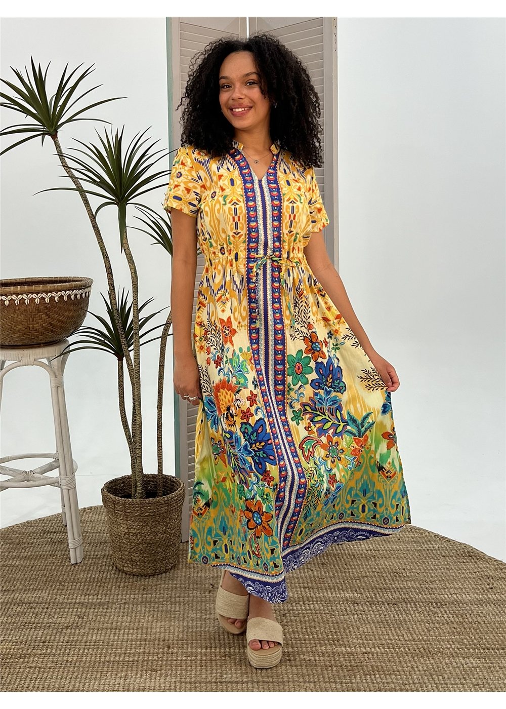 Folksy Bloom Dress, view 4