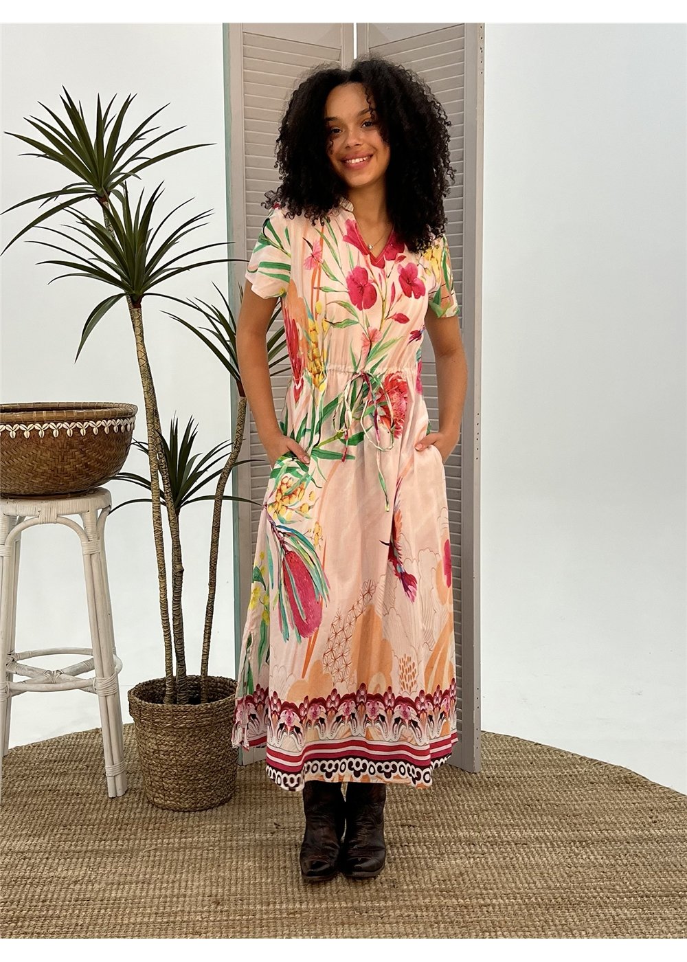 Wild Wattle Bloom Dress