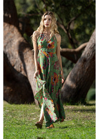 Posey Tie Back Halter Dress