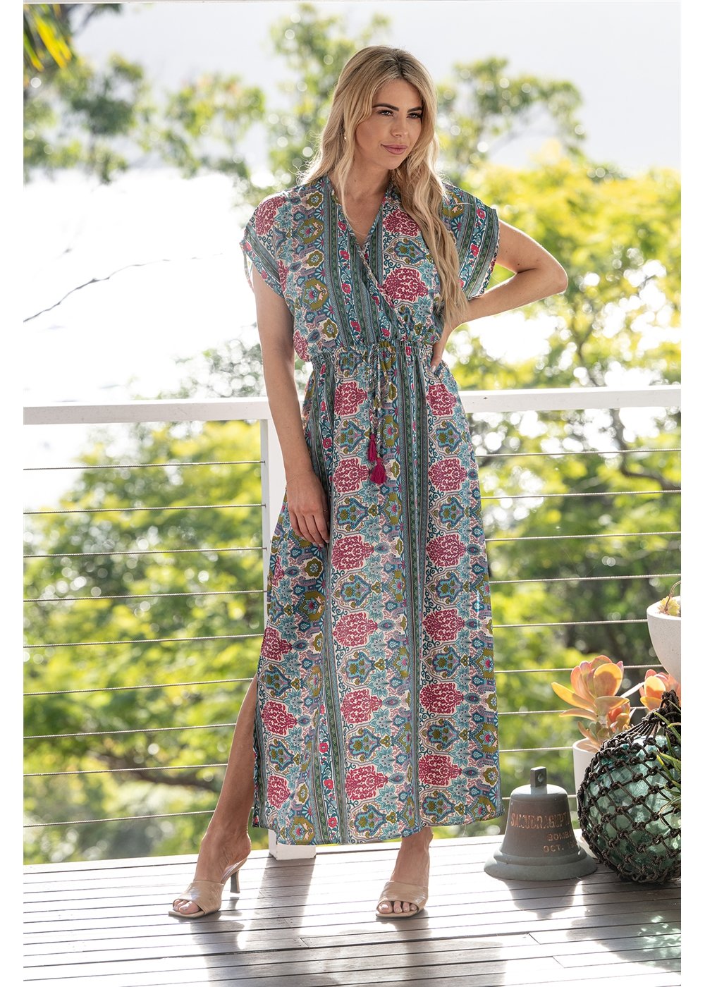 Ashanti Short Sleeve Dress, front view