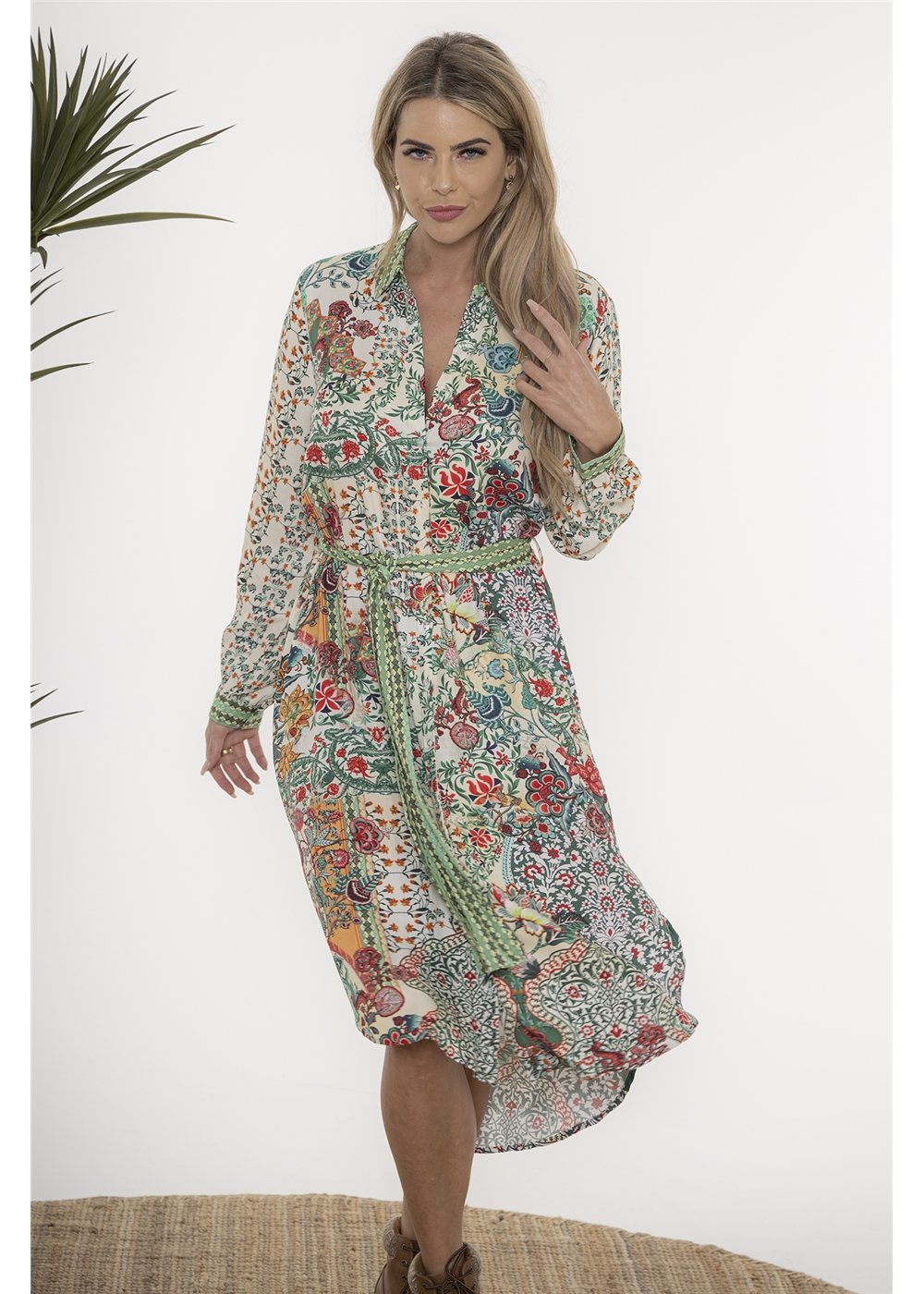 Farah Buttoned Dress