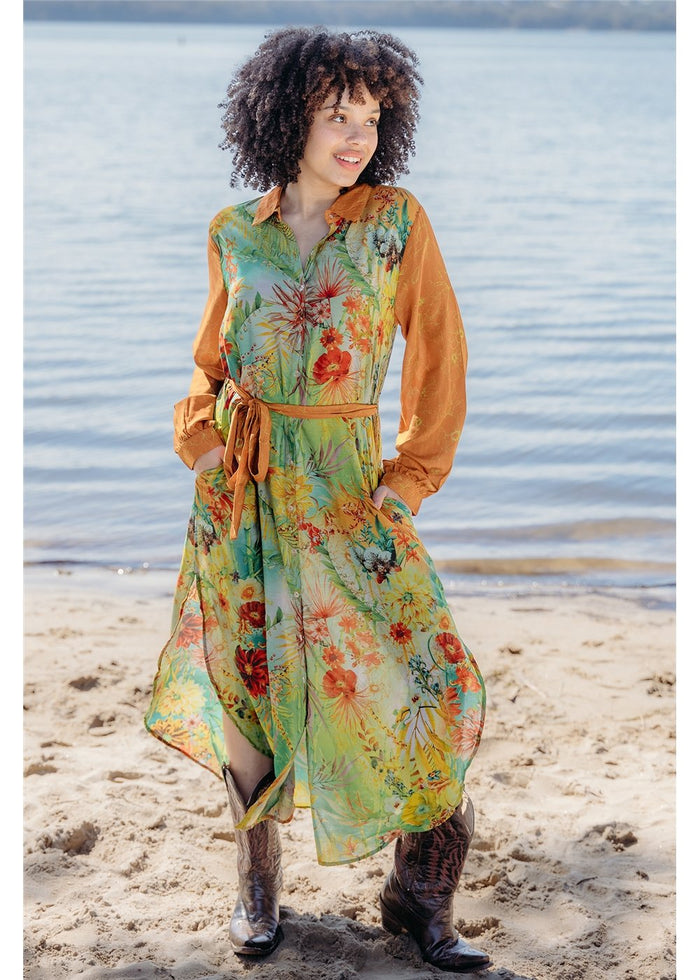 Hanae Button Dress