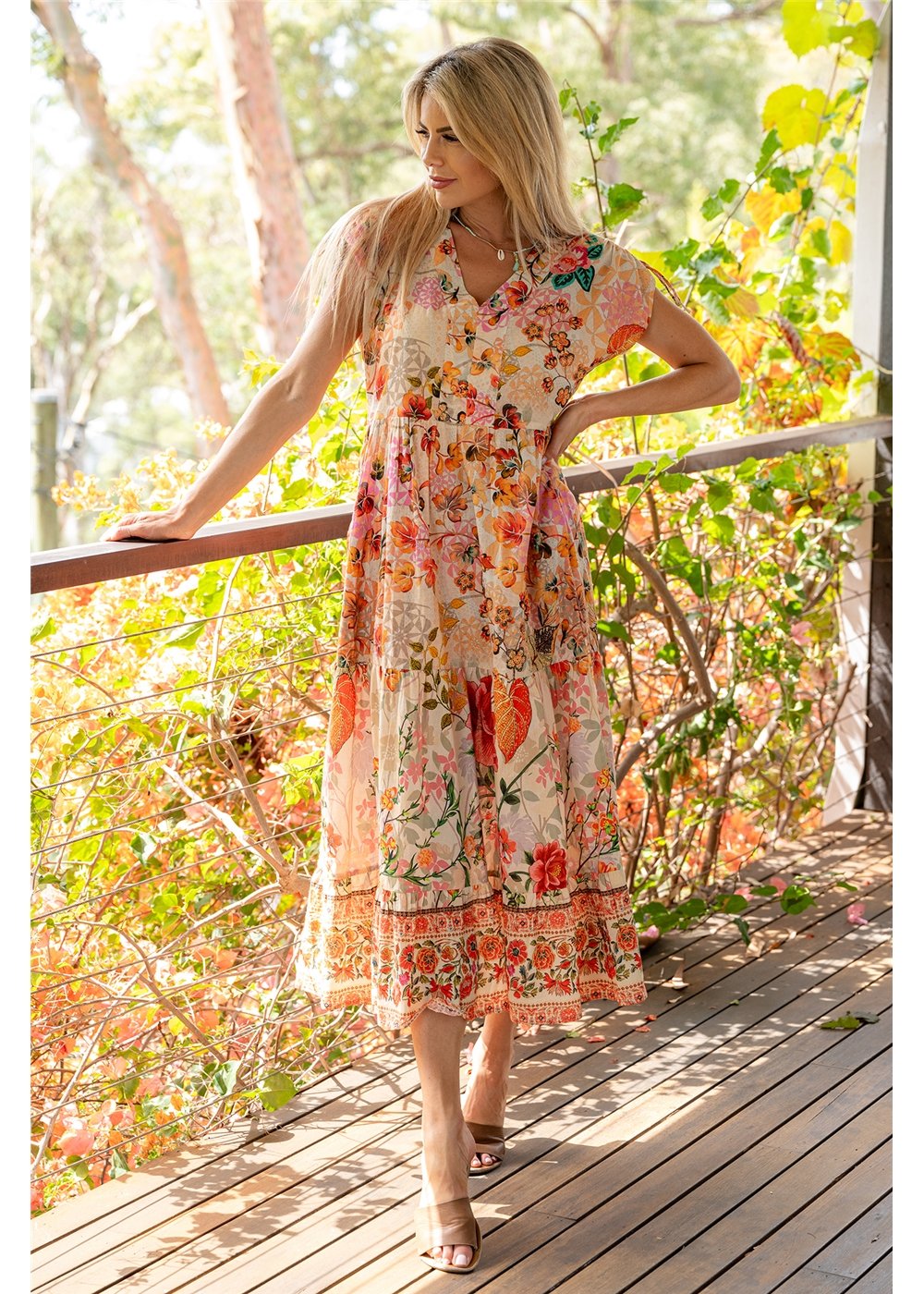 Rouge Bloom Bluebell Dress