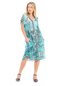 Butterfly Blu Dresden Dress